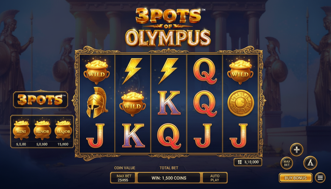3 Pots of Olympus