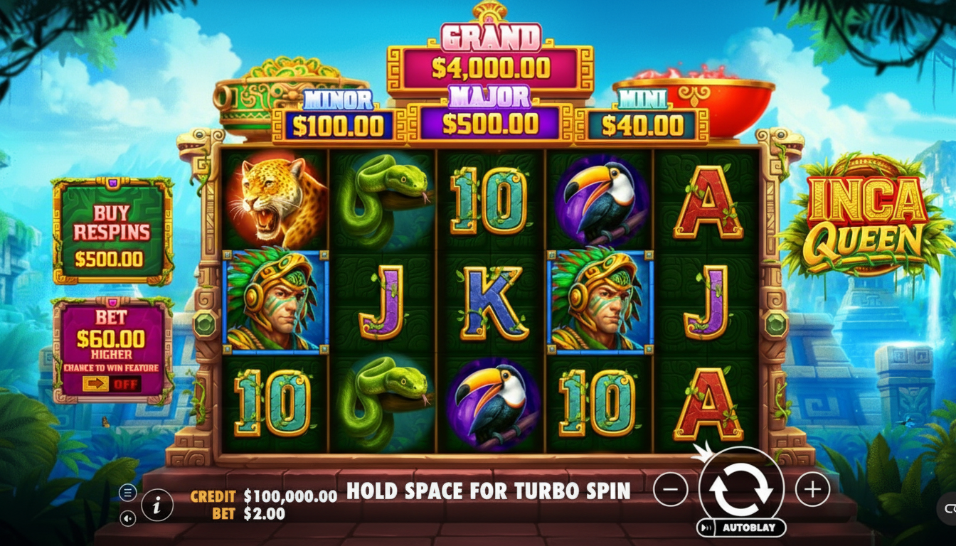 Inca Queen Slot Hold & Win: Aventura Inca en MXN