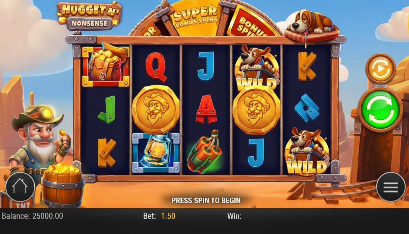 Nugget N’ Nonsense: Slot de Oro con Grandes Premios