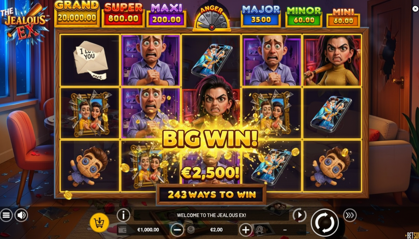 The Jealous Ex de Betsoft: Caos y Grandes Premios