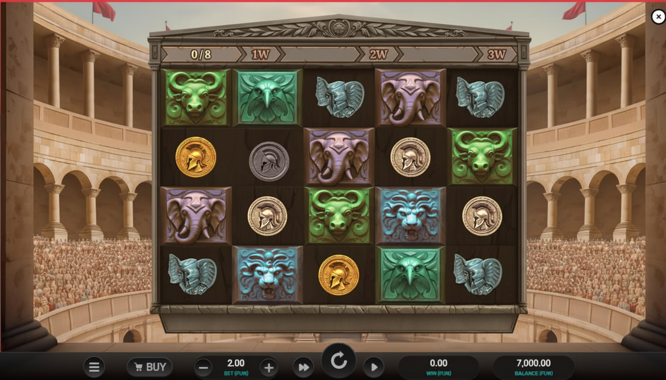 Arena of Fortune: tragamonedas de gladiador hasta 5,000×