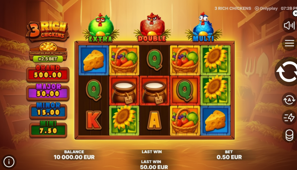 3 Rich Chickens